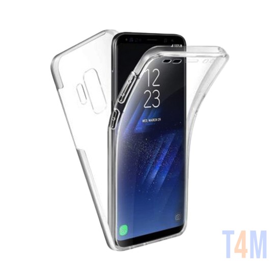 Capa de Silicone 360º para Samsung Galaxy S9 Plus Transparente